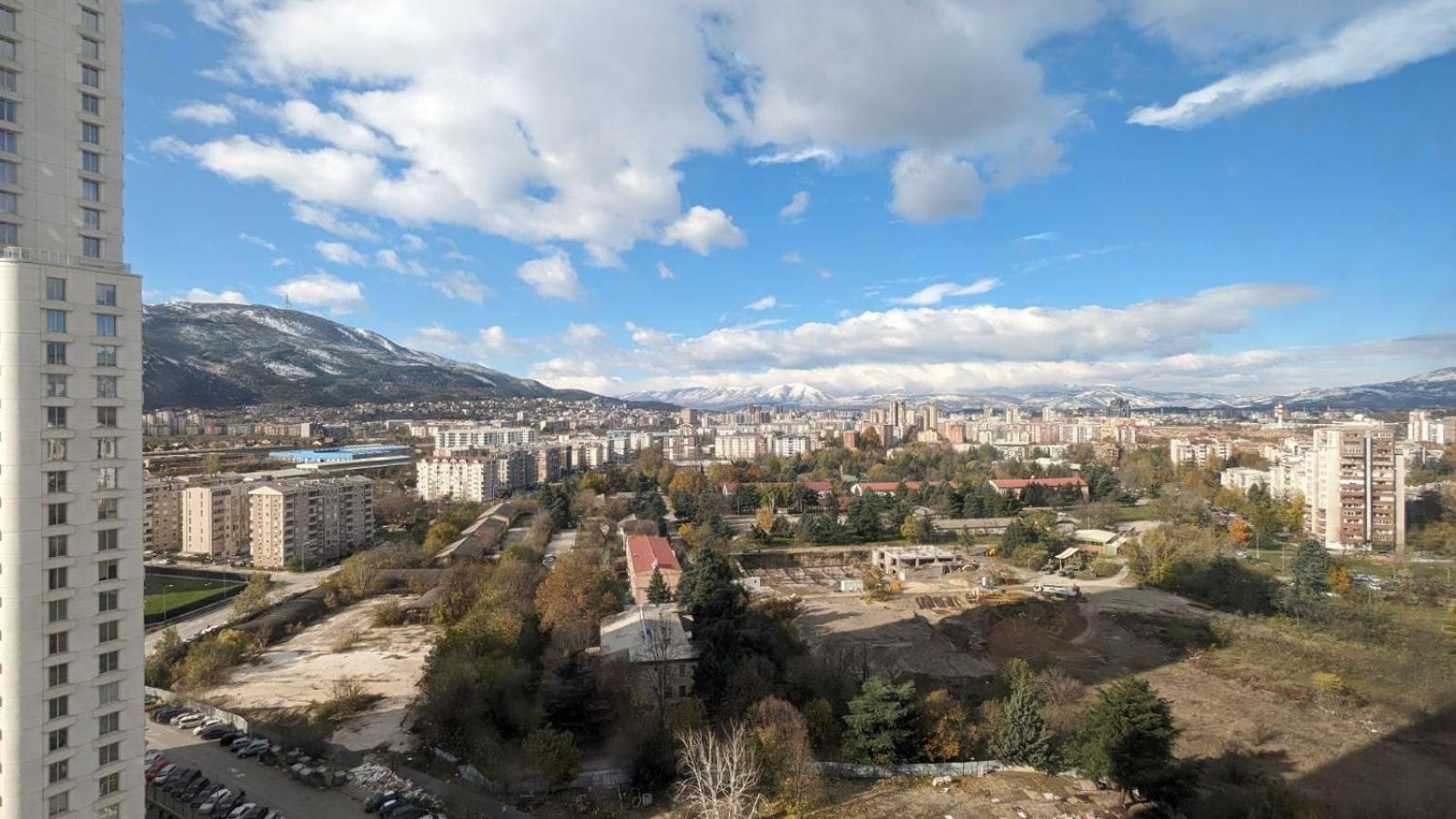 16Th Floor Sky View Condo With Pool And Fitness Skopje Zewnętrze zdjęcie